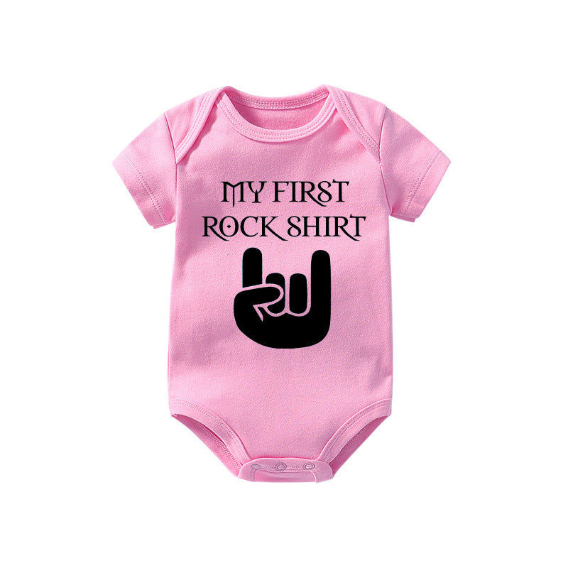 My First Rock T-Shirt Romper | Cute Baby Outfit