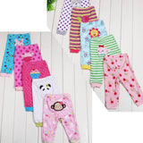 Cartoon Print Children's Leggings | 5-Piece Kids' Set