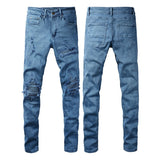 Fashion Hole Jeans for Men | Trendy & Comfortable Denim