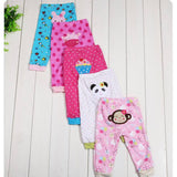 Cartoon Print Children's Leggings | 5-Piece Kids' Set