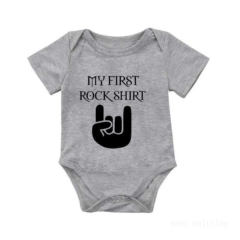 My First Rock T-Shirt Romper | Cute Baby Outfit