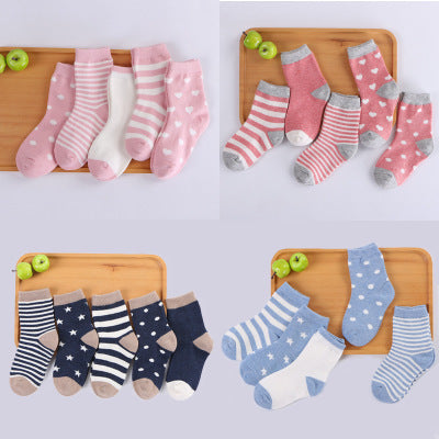 Soft Cotton Tube Socks for Kids | Durable & Breathable Fit