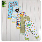 Cartoon Print Children's Leggings | 5-Piece Kids' Set