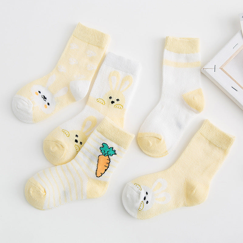 Breathable Cotton kids Socks | Unisex for Ages 0-9 Years