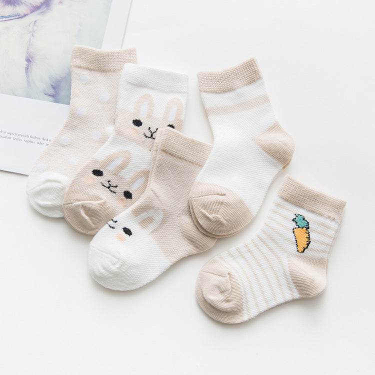 Breathable Cotton kids Socks | Unisex for Ages 0-9 Years