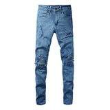 Fashion Hole Jeans for Men | Trendy & Comfortable Denim